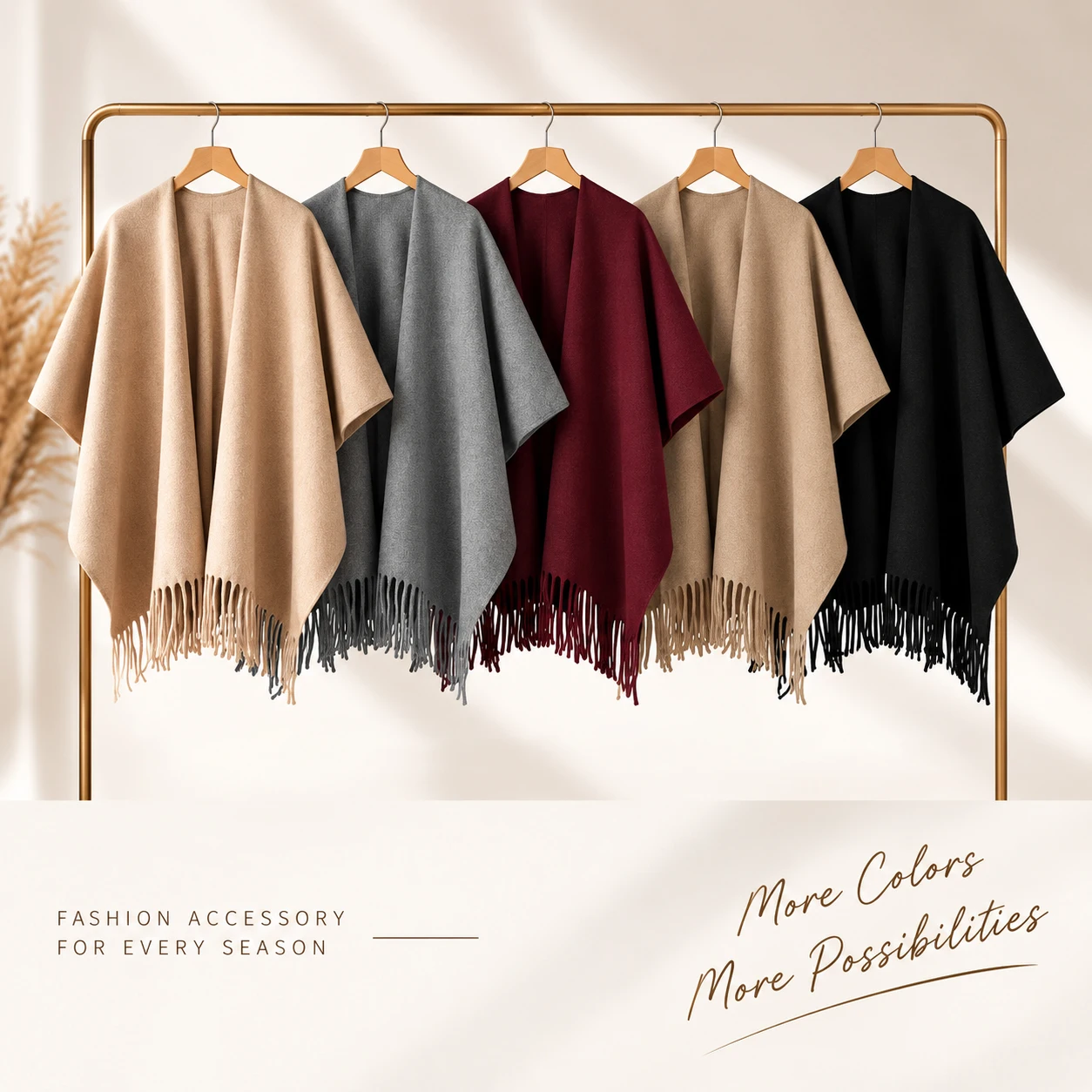 Selendang Musim Dingin, Jubah  - Woven Scarf Blanket ulasan dan harga