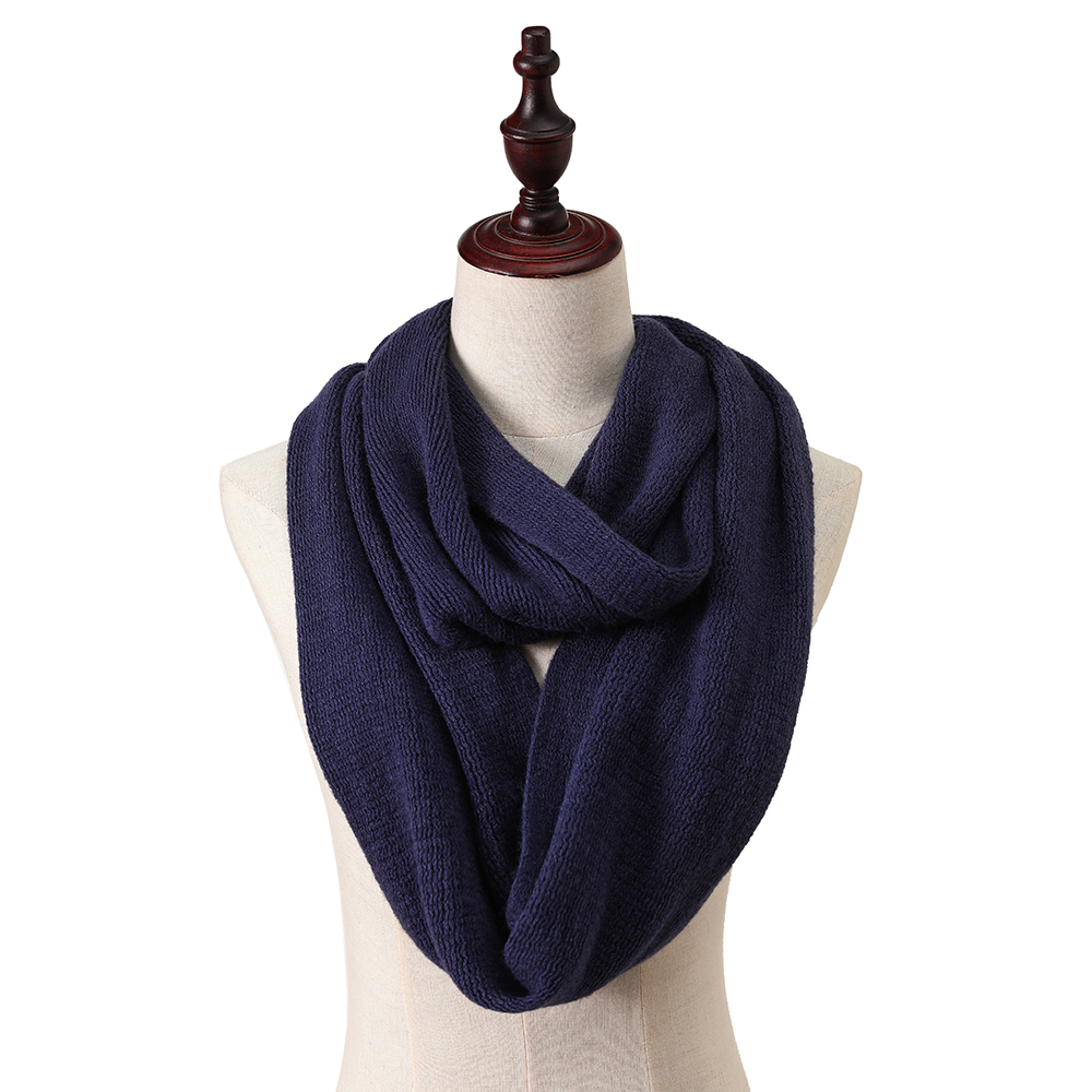 Syal Rajut Bergaris untuk Pria - Infinity Scarf Knit ulasan dan harga